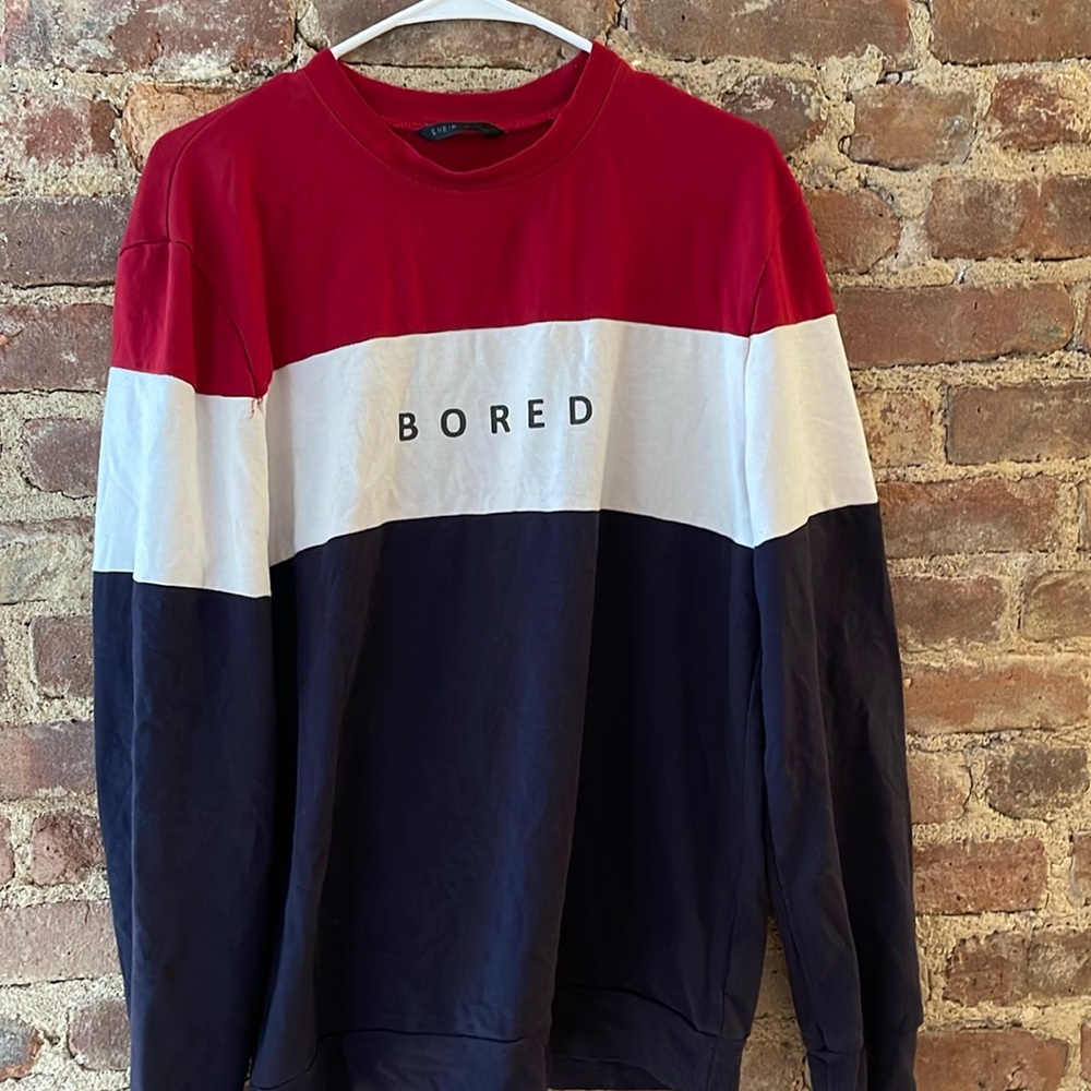 Red,white,Navy SHEIN shirt size M